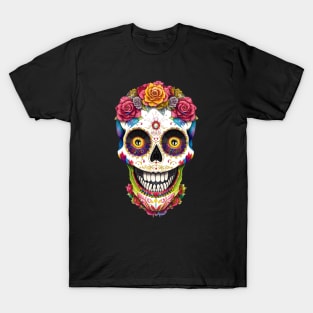 Sugar Skulls and Culture: Embracing Dia de los Muertos T-Shirt